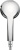 Душевая лейка Bossini Mixa/3 Fitair 110 B00169 CR