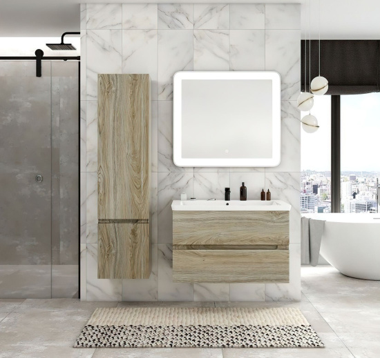 Шкаф-пенал Art&Max Techno 40 R дуб мелфорд