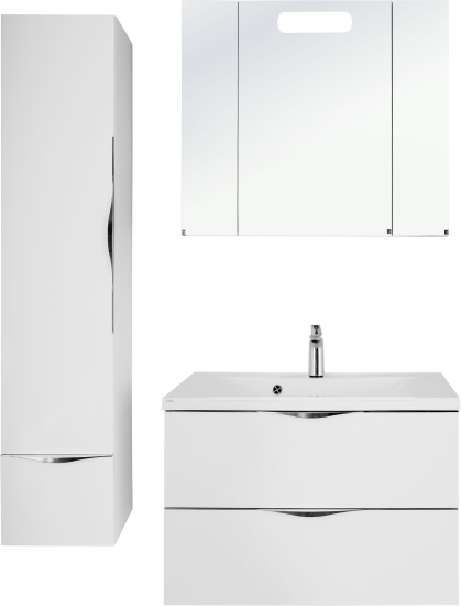 Пенал Vod-Ok Марко 35 L, 1 дверь, 1 ящик, белый