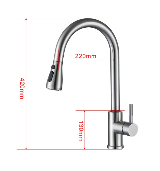 Смеситель для кухни Esko Kitchen TSS 519