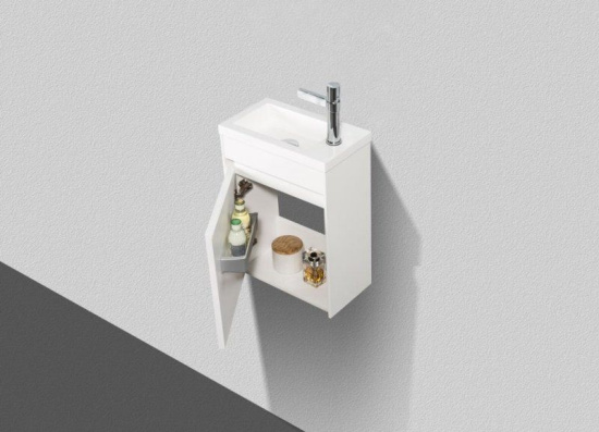 Мебель для ванной BelBagno Pietra Mini 46 L bianco lucido