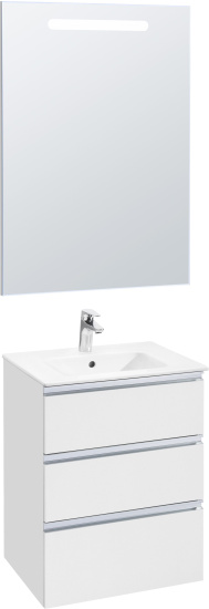 Мебель для ванной Roca The Gap 60 3 ящика, белый глянец