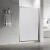 Душевая дверь в нишу Veconi Vianno VN-55M 100 см, профиль матовый хром, стекло матовое