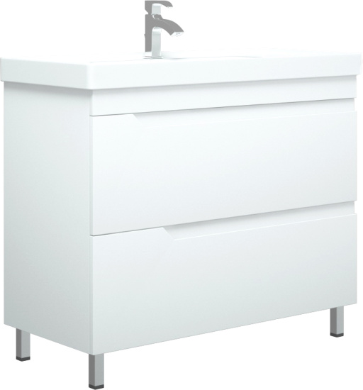 Тумба с раковиной Corozo Юта 100 напольная