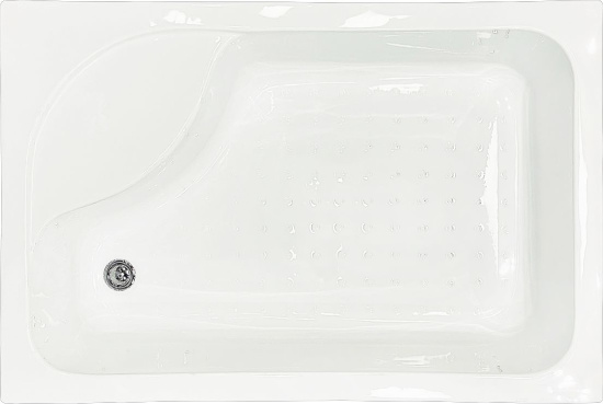 Душевой уголок Royal Bath BP RB8100BP-T-BL-L 100x80 с поддоном