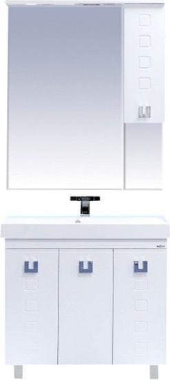 Тумба с раковиной Misty Эллада 90 белая