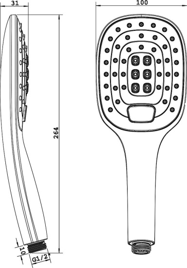 Душевая стойка Omnires Parma PM7444 хром
