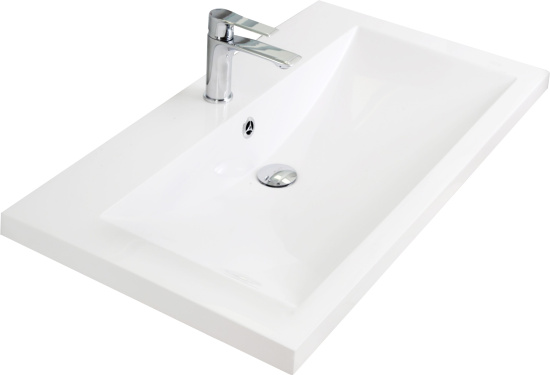 Мебель для ванной Art&Max Family 75 напольная, Bianco Lucido