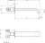 Смеситель для раковины Villeroy & Boch Dawn TVW10612A15261 с внутренней частью