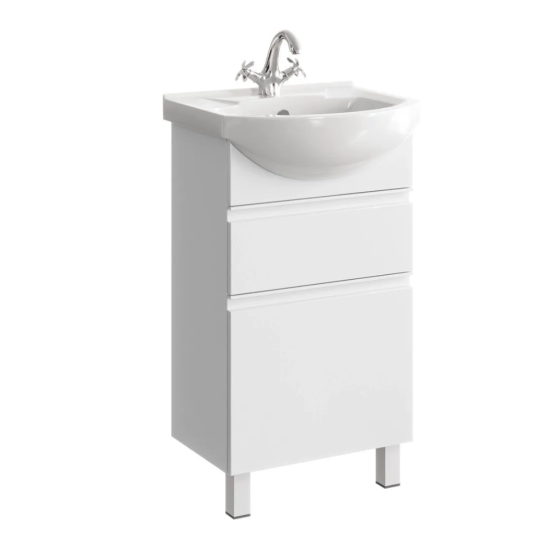 Тумба с раковиной Aqwella Rodos 50 напольная