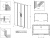 Душевая дверь в нишу Radaway Idea Black DWD 140