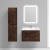 Пенал BelBagno Etna 40 L rovere moro Пенал BelBagno Etna 40 L rovere moro