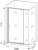 Душевой уголок Good Door Orion WTW-PD+SP-G-CH 100x90