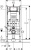 Инсталляция Geberit Duofix Sigma 12 Plattenbau 111.362.00.5 с кнопкой Sigma 01 115.770.21.5 хром + унитаз Villeroy & Boch Subway 2.0 5600 1001 alpin + сиденье Subway 2