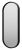 Зеркало Brevita Сатурн 50x115 черное Зеркало Brevita Сатурн 50x115 черное