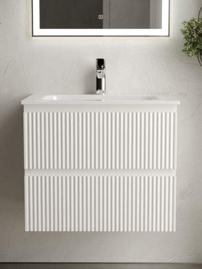 Тумба с раковиной Sancos Snob R 60 Bianco SNR60W, подвесная