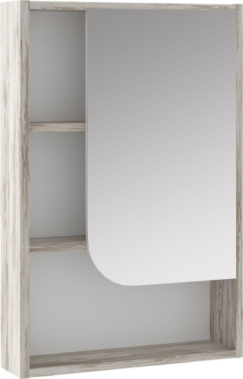 Зеркало-шкаф Runo Сити 50 R, дуб скандинавский