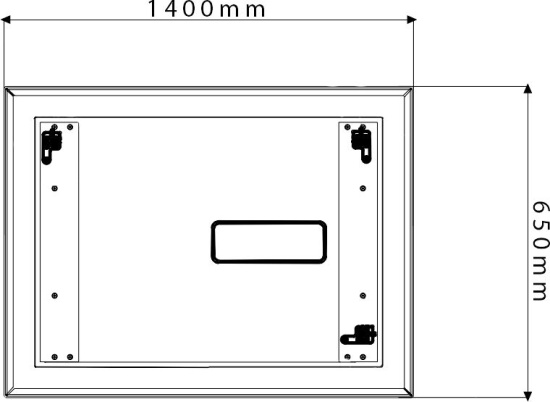 Зеркало Marka One Glace 140