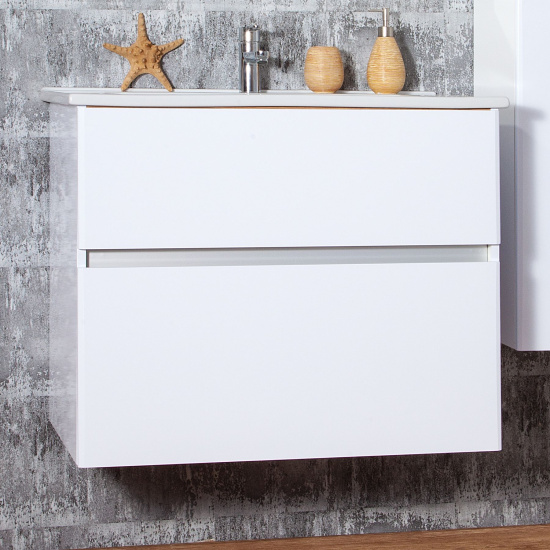 Мебель для ванной Бриклаер Мальта 85 белая