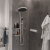 Смеситель для душа Hansgrohe RainSelect 15380700 термостат, белый матовый