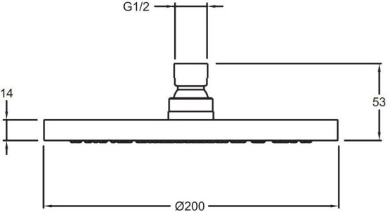 Верхний душ Jacob Delafon July E21760-CP