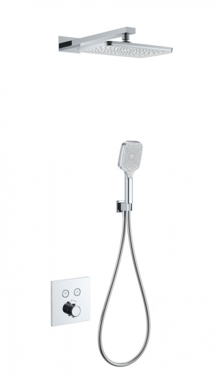 Душевая система Wonzon & Woghand WW-D2017-B-CR с термостатом