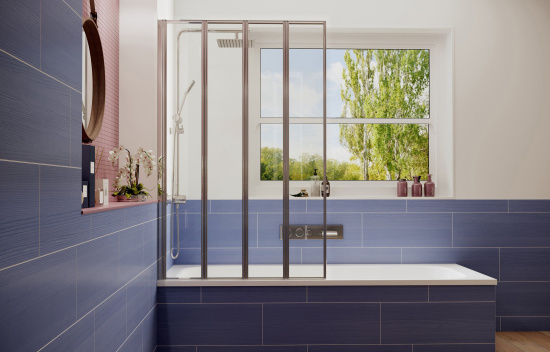 Шторка на ванну Ambassador Bath Screens 16041111L 100 см