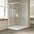 Душевой уголок Vegas Glass ZA-F 120*90 01 01 профиль белый, стекло прозрачное