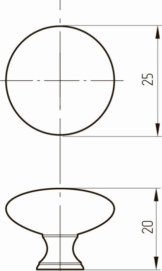Пенал Migliore Impero 26073 R, noce