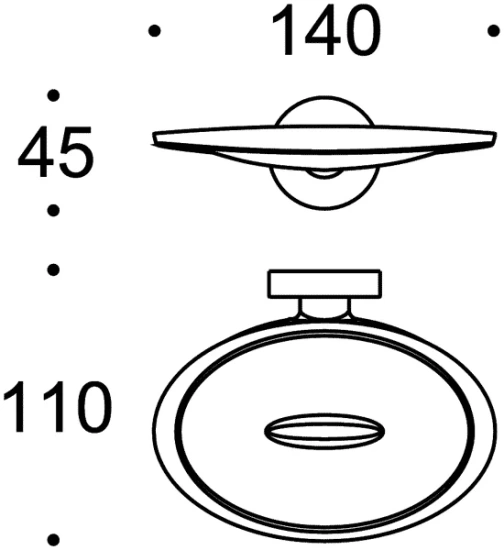 Мыльница Colombo Design Plus W4901.NM
