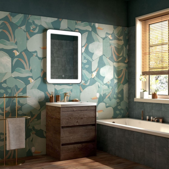 Тумба с раковиной Art&Max Family 60, напольная, Pino Siberia