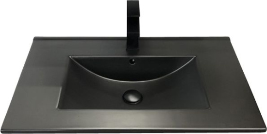 Тумба с раковиной Comforty Бонн 75, подвесная, дуб темный