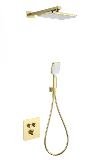 Душевая система Wonzon & Woghand WW-B4003-BG с термостатом