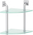 Полка Ellux Avantgarde AVA 053 2-ярусная, угловая, 30 см