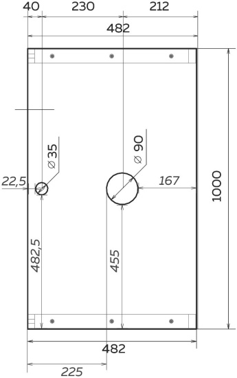 Мебель для ванной 1MarKa Grunge Loft 100 бетон темно-серый