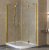 Душевой уголок Vegas Glass AFS-F Lux 120*100 09 01 L профиль золото, стекло прозрачное Душевой уголок Vegas Glass AFS-F Lux 120*100 09 01 L профиль золото, стекло прозрачное