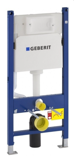 Инсталляция Geberit Duofix Delta 458.149.21.1 с кнопкой + унитаз подвесной BelBagno Uno BB3105CHR/SC