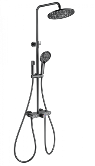 Душевая стойка Wonzon & Woghand Muse Selesta WW-B4113-BGG с термостатом