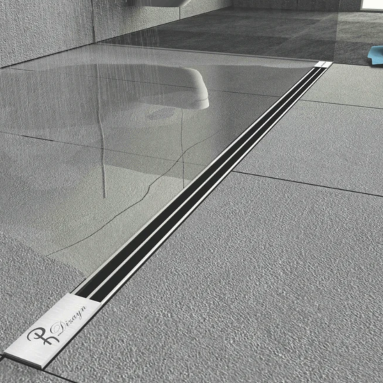 Душевой лоток Boheme B&T Infinity 80 см, золото