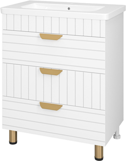 Мебель для ванной Brevita Gloster 70 белая