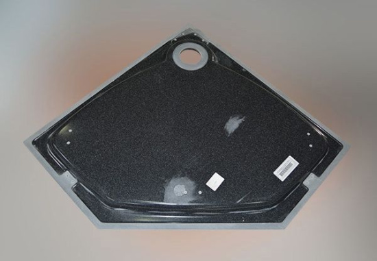Поддон для душа GuteWetter Deluxe 90x90x2 P черный