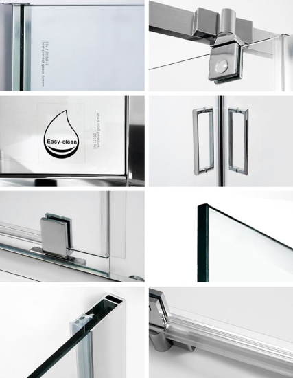 Душевой уголок Wasserkraft Leine 35P11 90x90 см