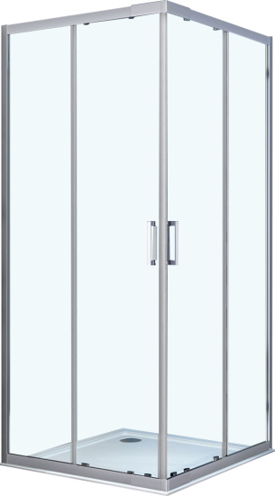 Душевой уголок Vincea Rapid VSS-3R80/90CL 80-90x80-90, профиль хром, стекло прозрачное