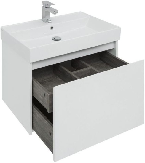 Тумба с раковиной Aquanet Nova Lite 75 1 ящик