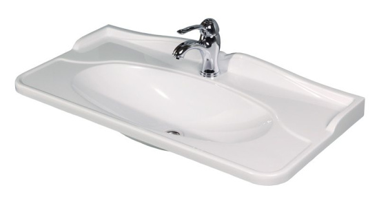 Тумба с раковиной Aquaton Венеция 90 белая