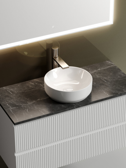 Тумба с раковиной Sancos Snob T 100 Bianco SNT100W, подвесная