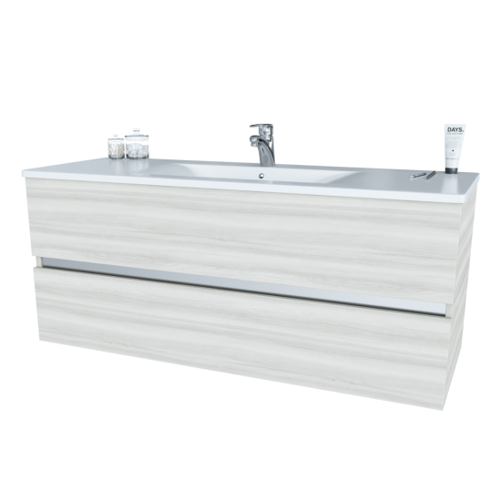 Тумба с раковиной Sanvit Кубэ-2 120 дуб