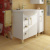 Мебель для ванной Triton Диана 70 L, 3 ящика, белая