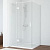 Душевой уголок Vegas Glass AFP-Fis 110*80 01 01 L профиль белый, стекло прозрачное