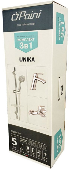 Душевой комплект Paini Unika 59CRKIT3 3 в 1